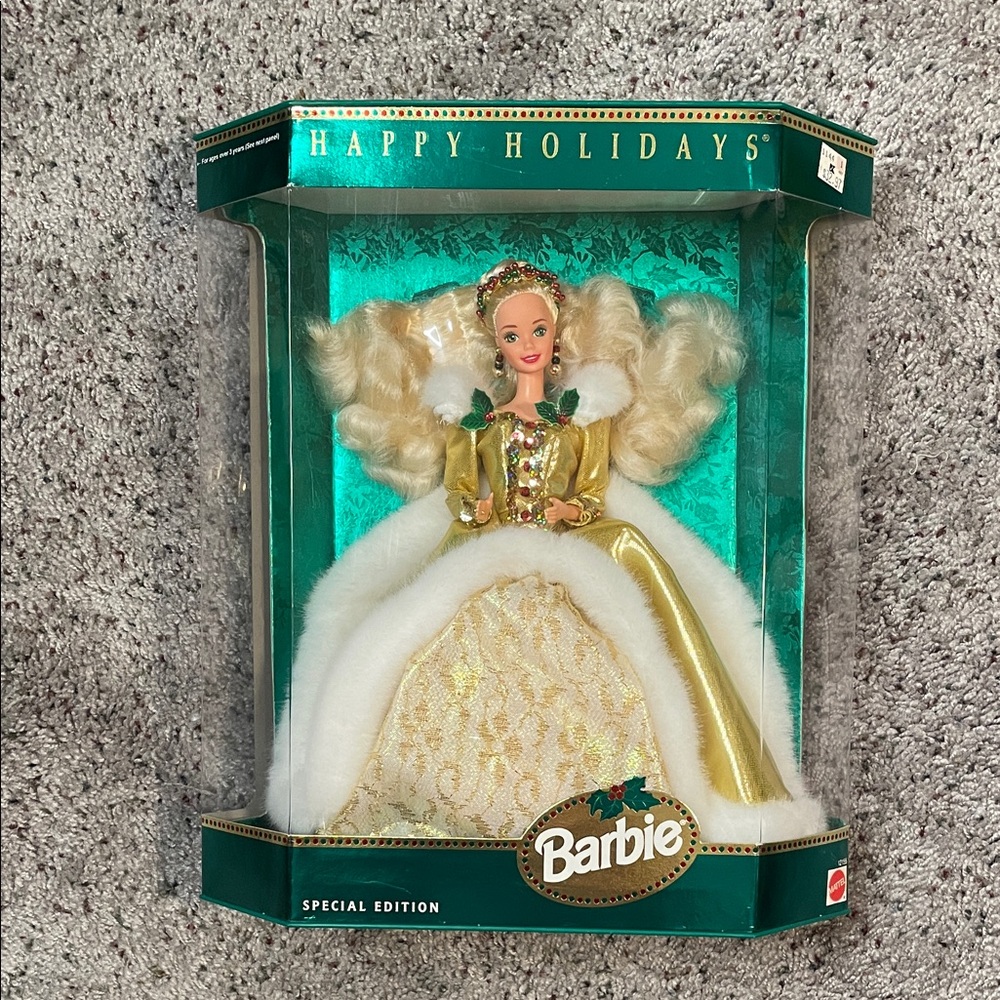 NEW! 1994 Happy Holiday Special Edition Barbie‎ Doll